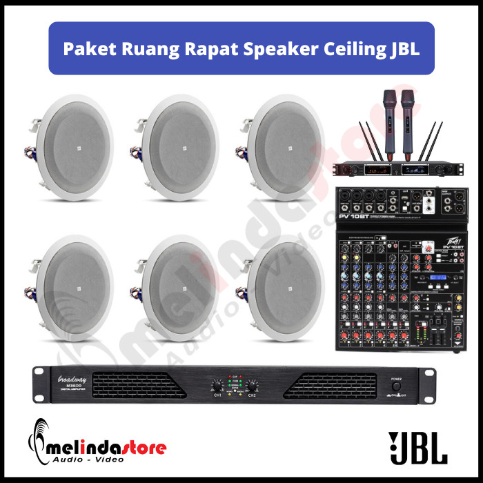 Paket Sound System Ruan Rapat Speaker Ceiling JBL | 6 Speaker Ceiling JBL 